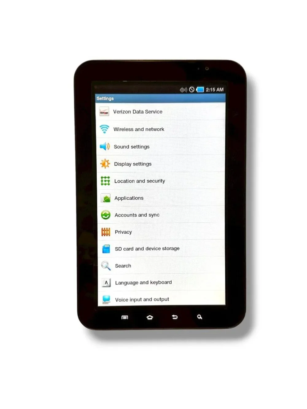 Samsung Galaxy Tab SCH-I800 7-Inch Android Tablet Wi-Fi + 3G Verizon Wireless Un